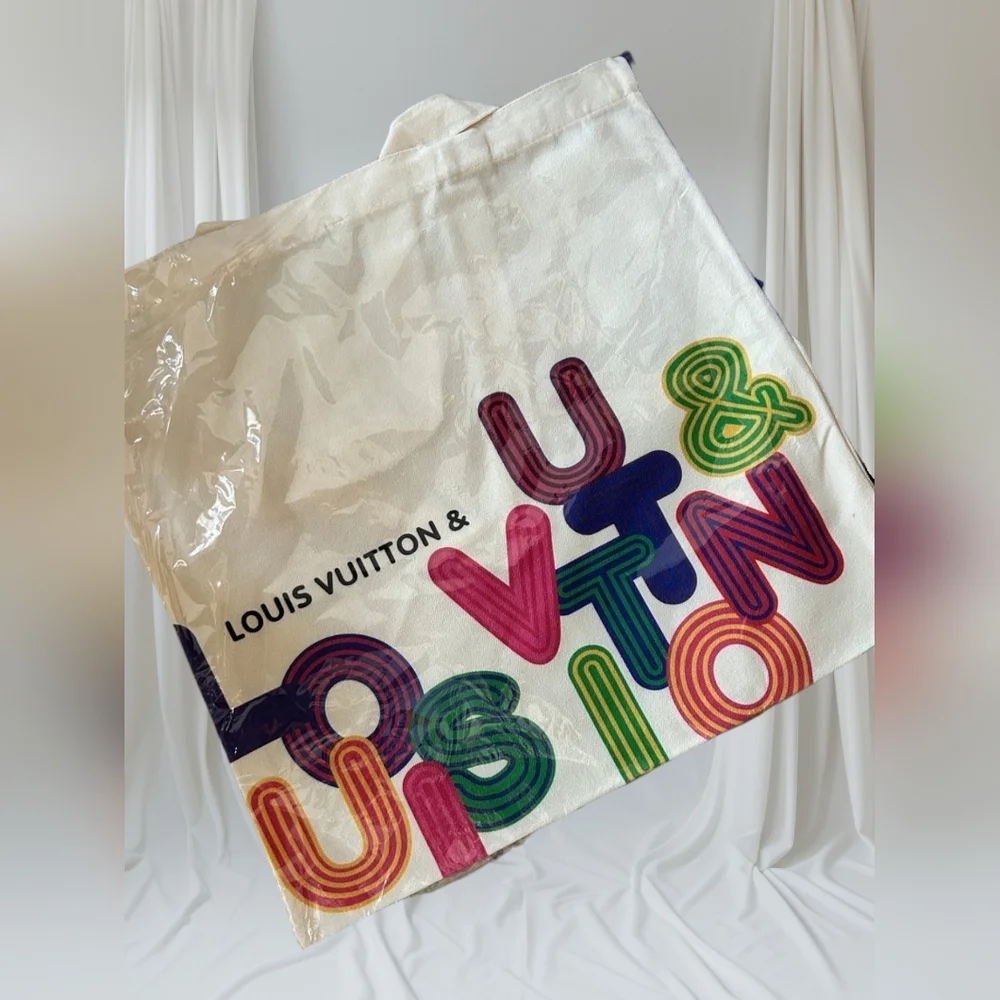 NEW Limited Edition Louis VUITTON Shenzhen Museum Exhibit Canvas Tote Bag - Picture 4 of 7